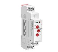 SBSSYVLMV Relé de monitoreo Temperatura Carril DIN GRW8-01/02, 16 A, Amplio Rango Voltaje CA/CC 24-240 V, con Sensor Impermeable
