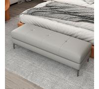 SBZIOJHDR Banco con Espacio para Guardar Zapatos, con Almacenamiento, Banco de Cuero al Final la Cama, Cofre con Asiento Acolchado, Caja for Entrada