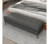SBZIOJHDR Banco con Espacio para Guardar Zapatos, con Almacenamiento, Banco de Cuero al Final la Cama, Cofre con Asiento Acolchado, Caja for Entrada