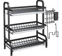 SBZIOJHDR escurridor de Platos, con utensilio, Soporte for Tabla de Cortar y Cuchillo(3,Small)