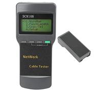 SC - 8108 Comprobador de cables de Internet, Probador de redes RJ45 para proyectos de telecomunicaciones, Buscador de fallas de cables multiusos con medición de longitud,