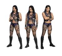 SC4577 Rhea Ripley - Recortes de cartón con Tres estantes Superiores de 31 cm de Altura, Ideal para Temas de la WWE, Fiestas, cumpleaños y fanáticos, decoración de Habitaciones y Eventos