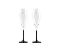 Juego de 2 copas flauta calavera de 182ml en cristal Scalpers Home