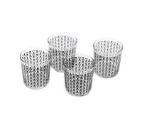 Scalpers Home Juego de 4 vasos de agua calavera 35cl para el hogar