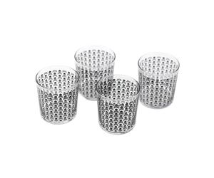 Scalpers Home Juego de 4 vasos de agua calavera 35cl para el hogar