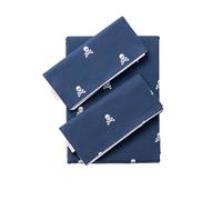 Scalpers Home Juego de cama 100% algodón gris oscuro & gris claro Skulls (funda nórdica 260x240cm + 2 fundas almohada 50x105cm)