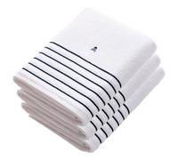 Scalpers Home Set de 3 toallas de ducha, 150x90cm, 100% algodón, 550GSM, gris White 3x90x150