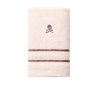 Scalpers Toalla de Invitados Beige a Rayas Marrones 30x50cm 100% Algodón 470GSM Home