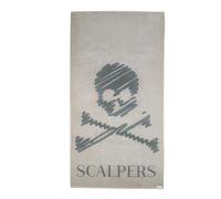 Scalpers Toalla de playa Home 90x180 cm 100% algodón 500 GSM Beige con logo
