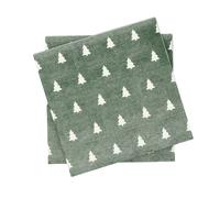 Scandi Essentials Servilletas Linen trees 33x33 cm 20 unidades verde y blanco