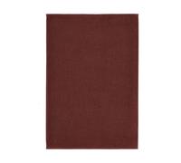 Scandi Living Alfombrilla de baño Drift 50x70 cm Rojo