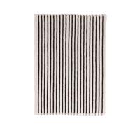 Scandi Living Alfombrilla de baño Drift 50x70cm Blanco-negro