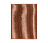 Scandi Living Alfombrilla de baño Drift 50x70cm Marrón-blanco