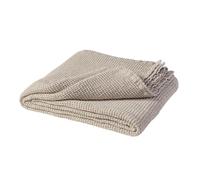 Scandi Living Colcha de cama Moss 160x260 cm beige