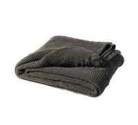Scandi Living Colcha de cama Moss 260x260 cm charcoal (gris)