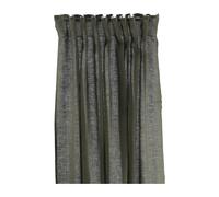 Scandi Living Cortina con multibanda Serenity 129x250 cm Verde musgo