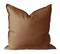 Scandi Living Funda de cojín Calm lino 50x50 cm Almond Brown