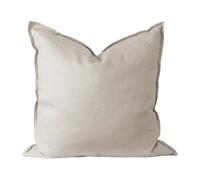 Scandi Living Funda de cojín Calm lino 50x50 cm Greige