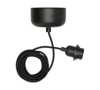 Scandi Living Kit de suspensión de techo in able 250 cm Negro