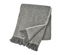 Scandi Living Manta de lana Sandstone 130x180 cm gris