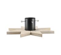 Scandi Living Pie para árbol de Navidad Norr Lacado blanco