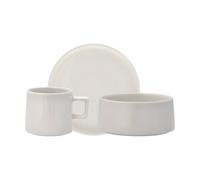 Scandi Living Set de desayuno Taper 12 piezas - Blanco