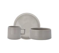Scandi Living Set de desayuno Taper 12 piezas - Gris claro
