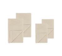 Scandi Living Set de toallas Drift. 4 piezas - Blanco