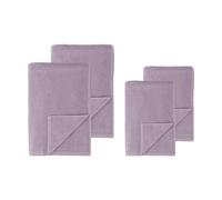 Scandi Living Set de toallas Drift. 4 piezas - Lila