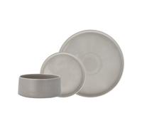 Scandi Living Set de vajilla Taper 12 piezas - Gris claro
