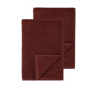Scandi Living Toallas de baño Drift 100x150 cm. 2-pack - Rojo