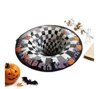 Scary Optical Illusion Halloween Rugs, Indoor Horror Mat Home Decoration | Hanging Basket Rug, Sofa And Coffee Table Rug Halloween Floor Rug For Balcony Entrance Bathroom Bedroom Living Room
