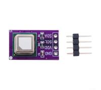 SCD41 Módulo sensor de dióxido de carbono con detector de humedad para calidad del aire interior, chip de medición de baja potencia para control del sistema de ventilación y análisis de gases de