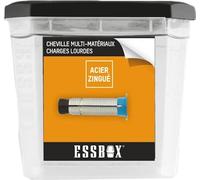 SCELL-IT, Tobillo ESSBOX universal, sin tornillos, ØM8 mm, caja de 25, EX-92011108, 100% nailon que garantiza una muy buena resistencia a la intemperie y al envejecimiento