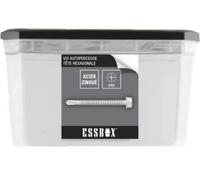 SCELL-IT, Tornillo ESSBOX Autoperforante, Zinc blanco, Cabeza hexagonal, Ø6,3 mm x 25 mm, Caja de 250, EX-94704163025, la solución eficaz y práctica para una fijación rápida y sólida