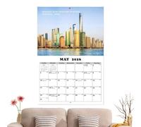 Scenery Calendar 2026,12 Month Planning Scheduling Wall Calendar - Daily Planner With Stunning Scenic Views For School Office Apartment Living Room Bedroom