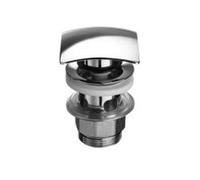 Schell Quad - QUAD PUSH OPEN tapón de lavabo de diseño, cromado 020010699