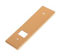 Schellenberg 10278 Placa de cubierta aluminio, 142mm, dorado