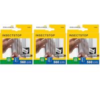 Schellenberg 10400 Cinta de fijación para mosquitera de poliéster, semitransparente, 5,6 m (Paquete de 3)