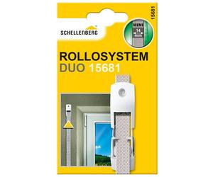 Schellenberg 15681 Guía para Cinta con Juntas persiana DUO MINI, color blanco