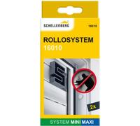 Schellenberg 16010 Juego de dispositivos antielevación para persianas enrollables Mini/Maxi, antracita