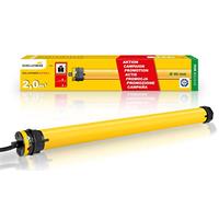 Schellenberg 20221 Motor tubular para persianas enrollables Rollopower ACTION Mini con 3 metro de Newton