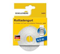 Schellenberg 34503 Correa de persiana Maxi 23 mm, 4,5 m, blanca