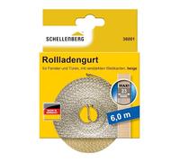 Schellenberg 36001 Correa de persiana Maxi 23 mm, 6 m, beige