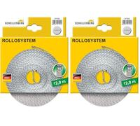 Schellenberg 41102 ancho, color gris, 14 mm x 12 m (Paquete de 2)