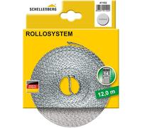 Schellenberg 41102 Cinta de persiana (14 mm de ancho, 12 m), color gris