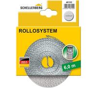 Schellenberg Cinta de persiana 46102 – 14 mm de ancho, 6 m – Gris