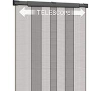 Schellenberg Mosquitera cortina telescópica 50654 Antracita 105-130 x 220 cm 4 piezas