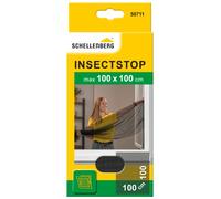 Schellenberg 50711 Mosquitera protección anti insectos y moscas para ventanas, 100x100 cm