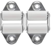 Schellenberg 51002 Guía para cinta con juntas persiana,MAXI STANDARD, color blanco (Paquete de 2)